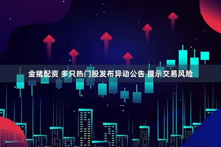 金猪配资 多只热门股发布异动公告 提示交易风险