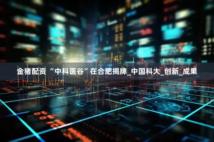 金猪配资 “中科医谷”在合肥揭牌_中国科大_创新_成果
