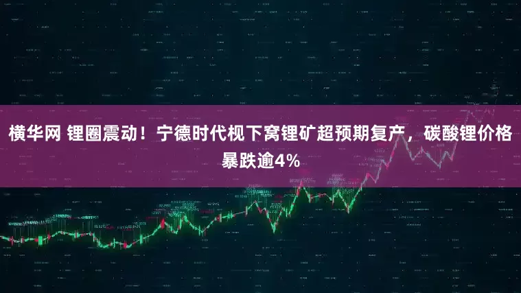 横华网 锂圈震动！宁德时代枧下窝锂矿超预期复产，碳酸锂价格暴跌逾4%