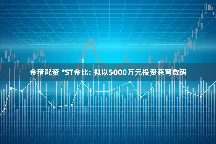 金猪配资 *ST金比: 拟以5000万元投资苍穹数码